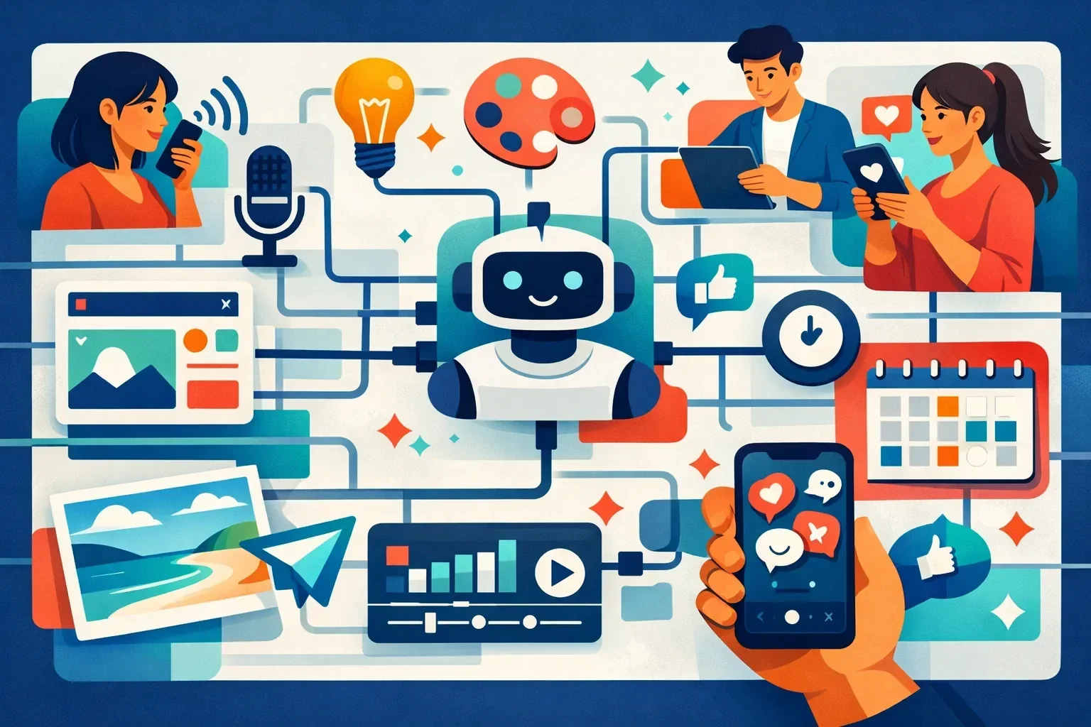 AI social media post creator - How to Build a Repeatable AI Content Workflow That Actually Scales